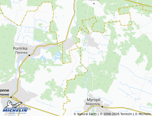 MICHELIN Cherniivka map - ViaMichelin