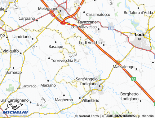 Mappa MICHELIN Caselle Lurani - ViaMichelin