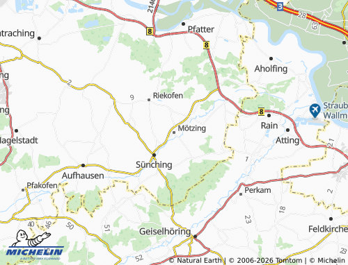 Mapa MICHELIN Mötzing - ViaMichelin