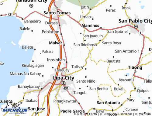 MICHELIN Plaridel map - ViaMichelin