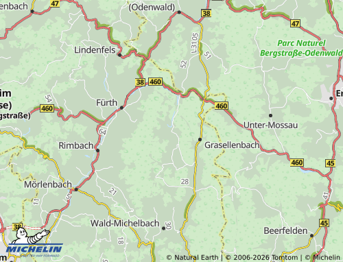 MICHELIN Hammelbach map - ViaMichelin