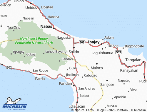 MICHELIN Pinatuad map - ViaMichelin