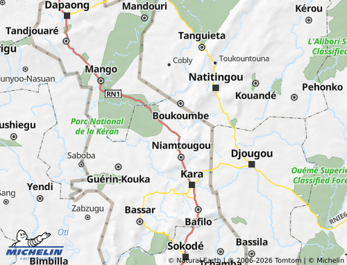 MICHELIN Kéran map - ViaMichelin