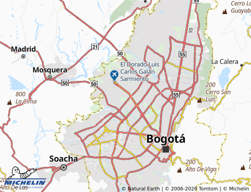 Mapa MICHELIN Puerta de Teja - ViaMichelin