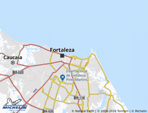 Mappa MICHELIN Praia de Iracema - ViaMichelin