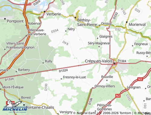 MICHELIN Trumilly map - ViaMichelin