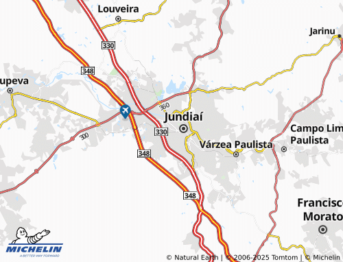 MICHELIN Anhangabaú map - ViaMichelin