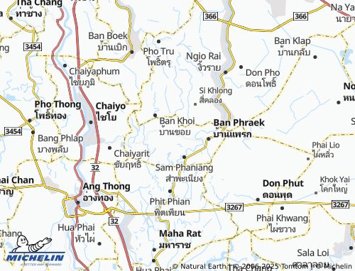 MICHELIN Khlong Noi map - ViaMichelin