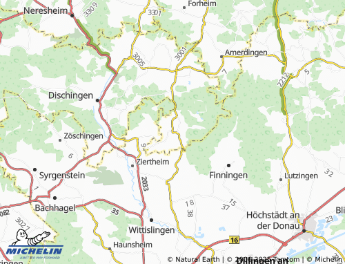 MICHELIN-Landkarte Demmingen - ViaMichelin