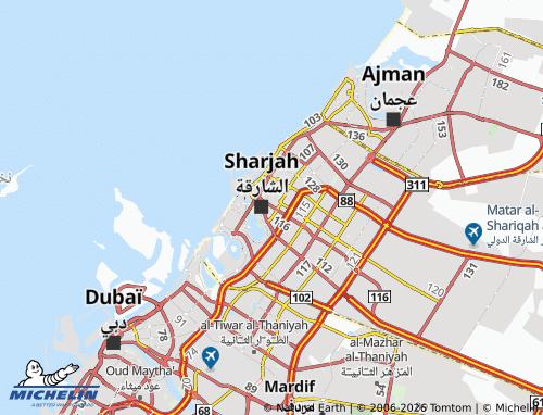 Carte MICHELIN al-Nad - ViaMichelin