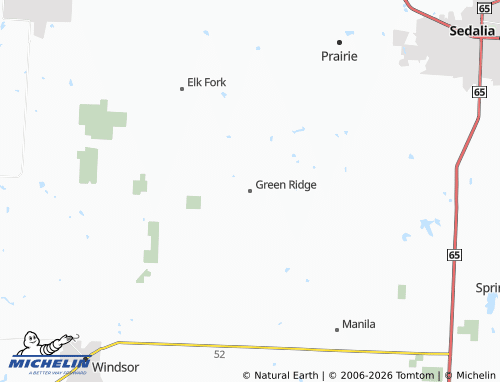 Mapa MICHELIN Green Ridge - ViaMichelin