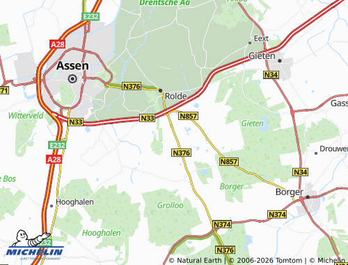 Kaart MICHELIN Marwijksoord - ViaMichelin