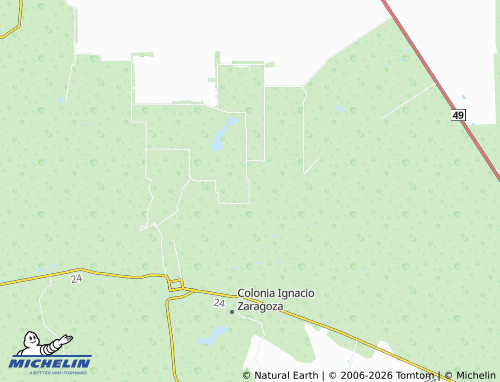 Mapa MICHELIN Campo Cuatro - ViaMichelin