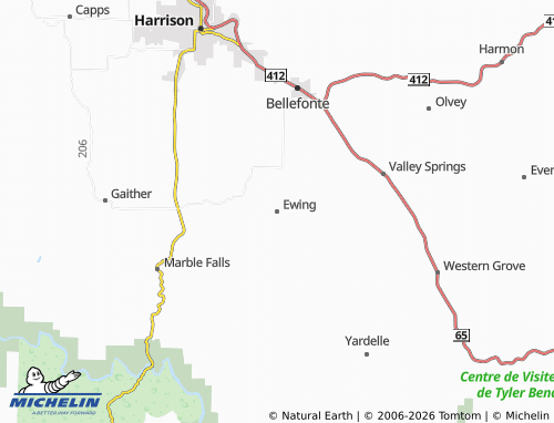 Mapa MICHELIN Ewing - ViaMichelin