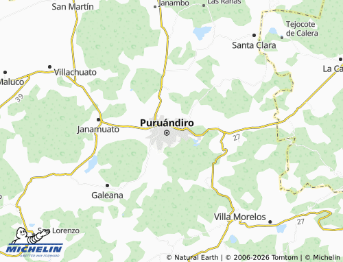 Mapa MICHELIN Centro - ViaMichelin