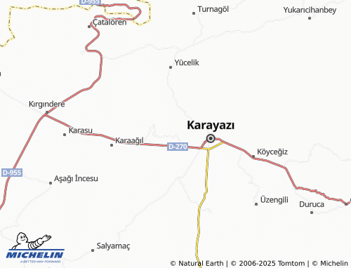 MICHELIN Karşıyaka map - ViaMichelin