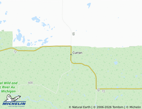 Mappa MICHELIN Curran - ViaMichelin