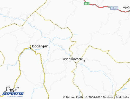 Mappa MICHELIN Karkın - ViaMichelin