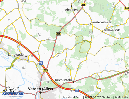 MICHELIN Holtum Geest map - ViaMichelin
