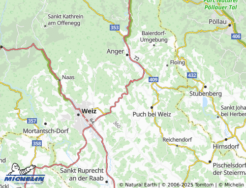 Carte MICHELIN Bachl - ViaMichelin