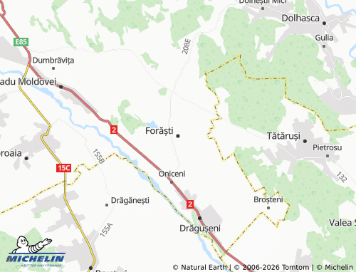 Carte MICHELIN Forăști - ViaMichelin