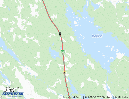 Carte MICHELIN Pirttijärvi - ViaMichelin
