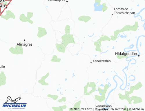 Mapa MICHELIN Ojo de Agua - ViaMichelin