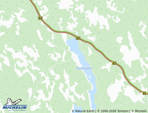 MICHELIN-Landkarte Lankojärvi - ViaMichelin