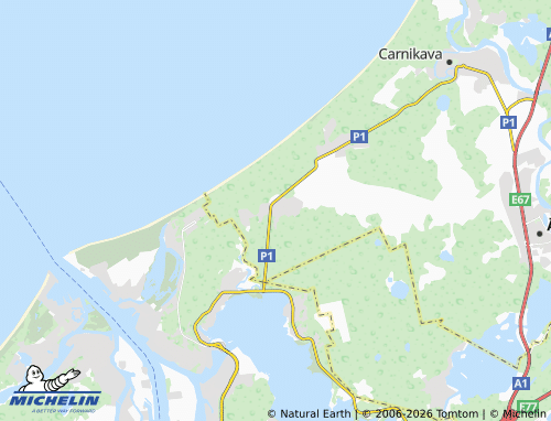 Mapa MICHELIN Kalngale - ViaMichelin