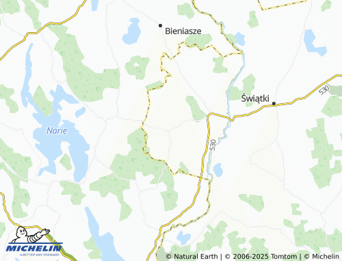 MICHELIN Brzydowo map - ViaMichelin