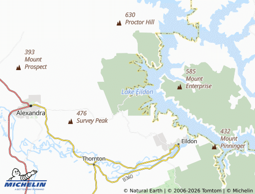 MICHELIN Devils River map - ViaMichelin