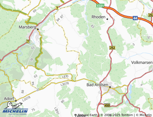 Carte MICHELIN Udorf - ViaMichelin