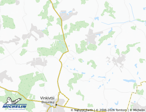 Mapa MICHELIN Okhrimivtsi - ViaMichelin