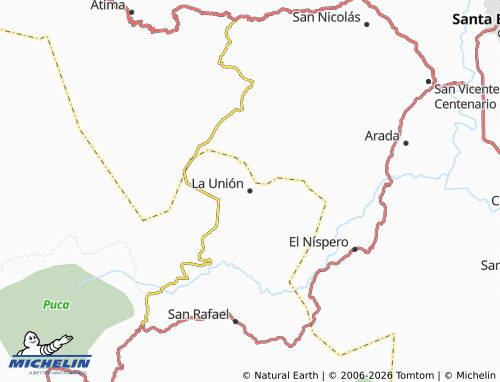 MICHELIN La Unión map - ViaMichelin
