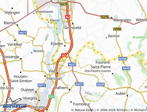 MICHELIN Mesch map - ViaMichelin