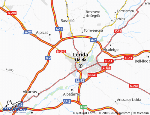 MICHELIN Vila Montcada-Ciutat Jardí map - ViaMichelin