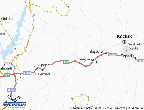 Mappa MICHELIN Kavakdibi - ViaMichelin