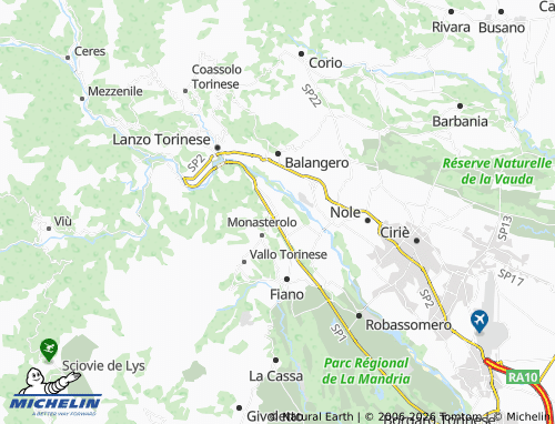 Mappa MICHELIN Cafasse - ViaMichelin