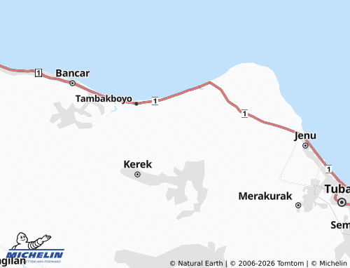 MICHELIN Mliwang map - ViaMichelin