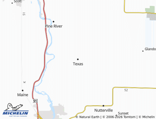 Kaart MICHELIN Texas - ViaMichelin