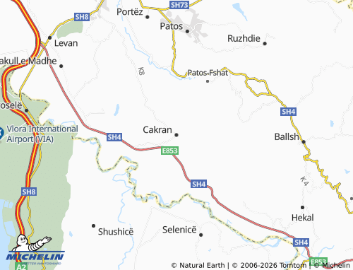 Mapa MICHELIN Cakran - ViaMichelin