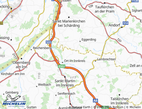 Carte MICHELIN Aichberg - ViaMichelin