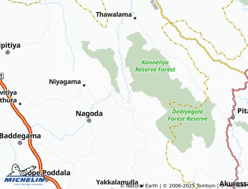 MICHELIN Ketagoda South map - ViaMichelin