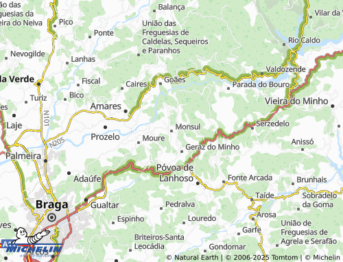 Mapa MICHELIN Monsul - ViaMichelin