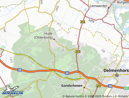 Carte MICHELIN Nordenholz - ViaMichelin