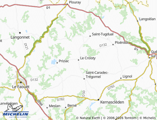Mappa MICHELIN Le Croisty - ViaMichelin