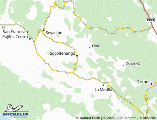 MICHELIN El Panteón map - ViaMichelin