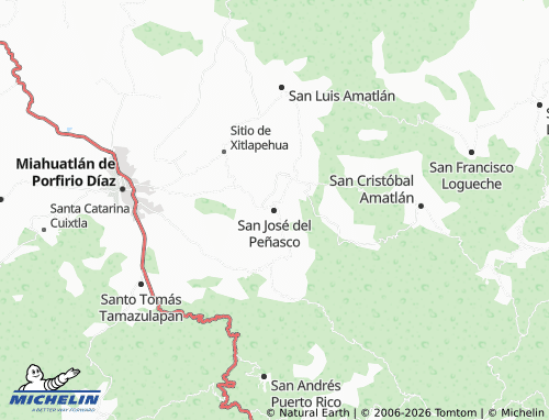 Mappa MICHELIN San José del Peñasco - ViaMichelin