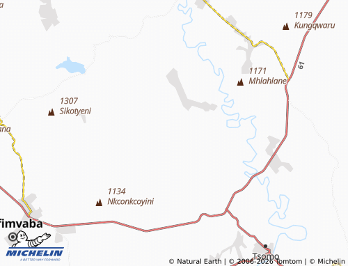 MICHELIN-Landkarte Shushwana - ViaMichelin