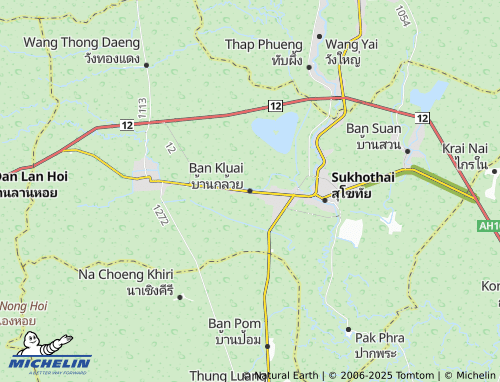 MICHELIN Ban Kluai map - ViaMichelin